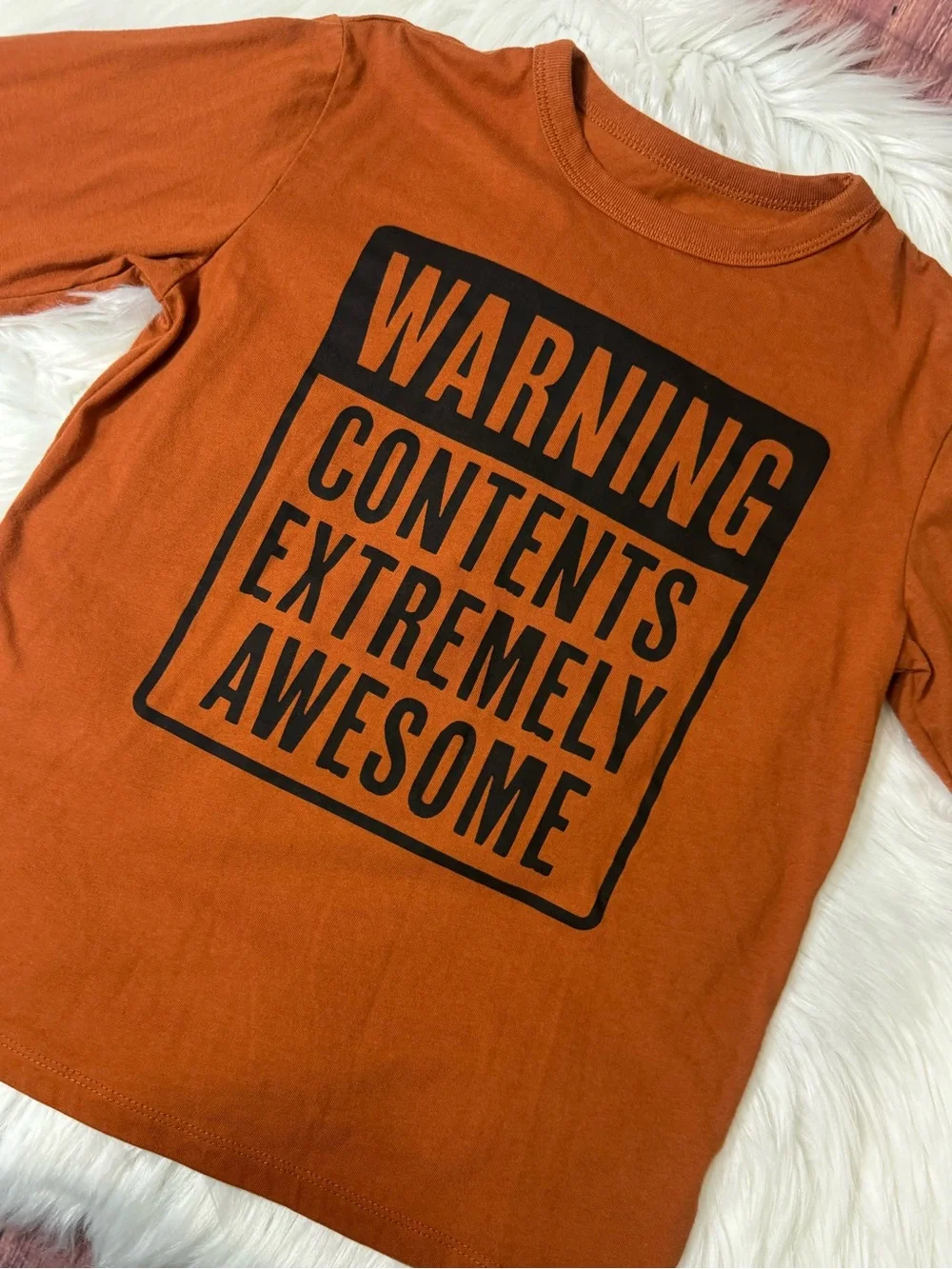 The Children’s Place Graphic Long Sleeve Shirt - Boys Size M (7/8)